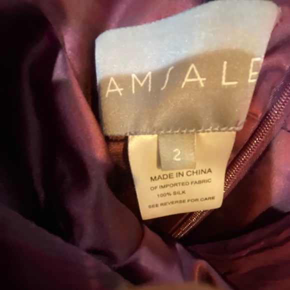Amsale Purple Gown - Picture 3 of 3